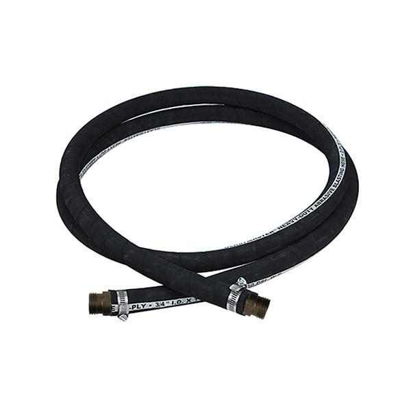 Marco 3/4" ID x 50 Ft. Black Heavy-Duty Abrasive Blasting Hose with 10L366HE 10L850123 - main